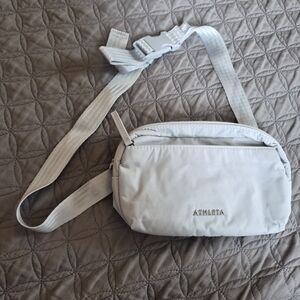 Athleta All About Crossbody Belt Bag In Snowfall Blue